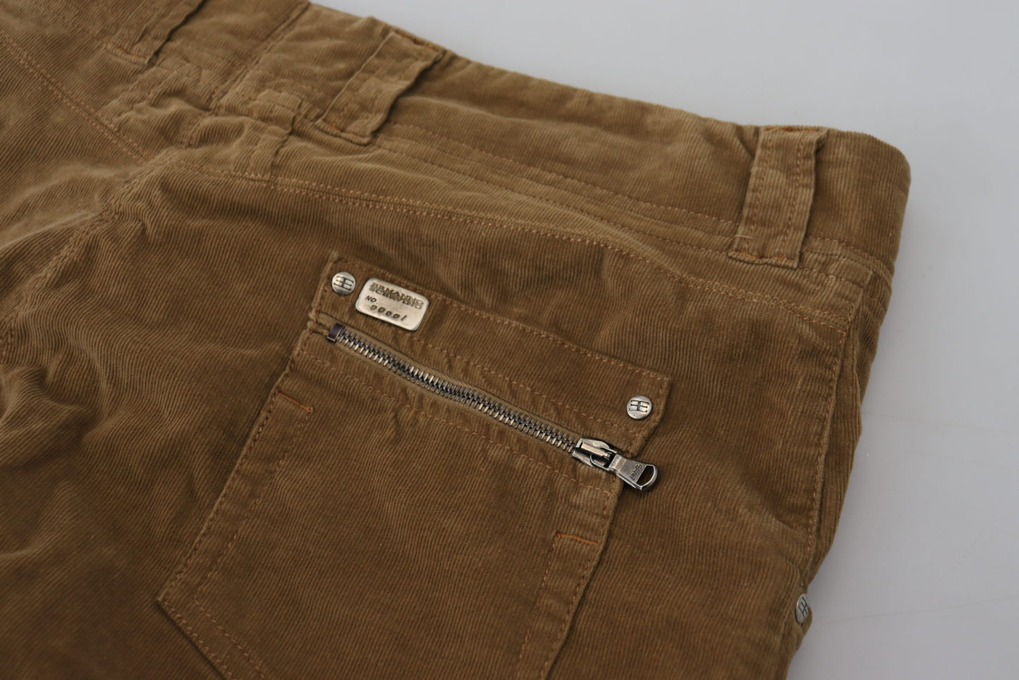  - Chic Brown Corduroy Cargo Pants