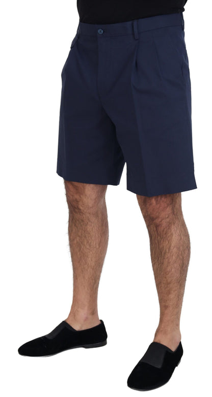  - Elegant Blue Chino Shorts