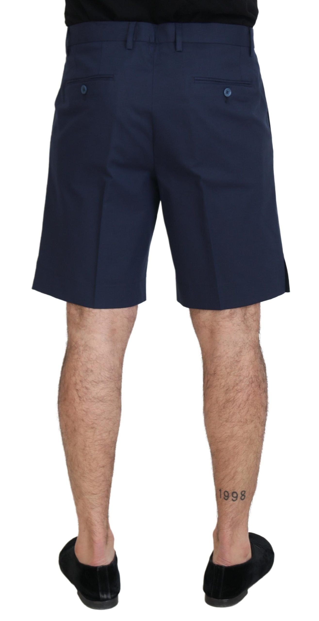  - Elegant Blue Chino Shorts