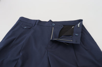  - Elegant Blue Chino Shorts