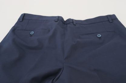  - Elegant Blue Chino Shorts