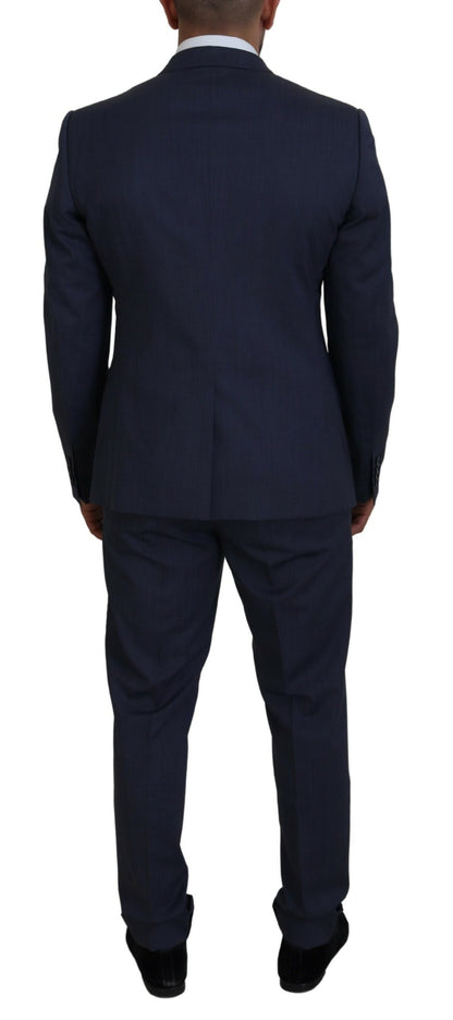  - Elegant Blue Martini Men's Slim Fit Suit