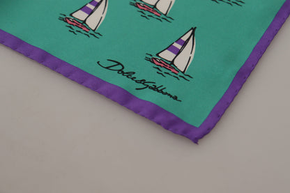  - Elegant Multicolor Silk Men's Pocket Square