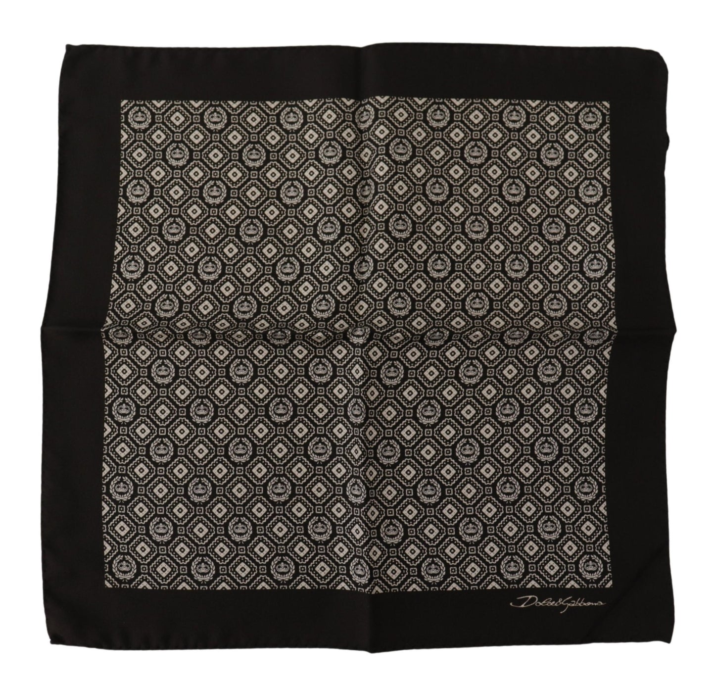  - Elegant Black Silk Men's Scarf Wrap