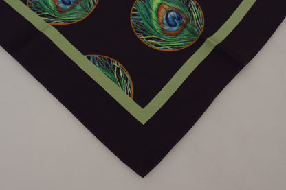  - Elegant Silk Square Scarf Wrap