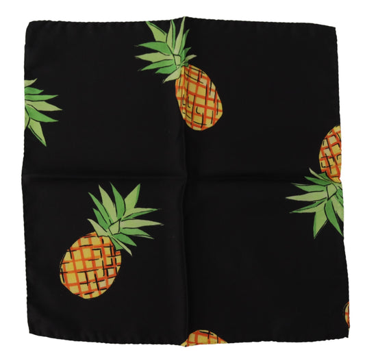  - Elegant Silk Square Men's Scarf