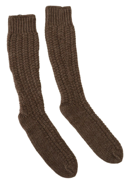  - Chic Over-Calf Wool Blend Knit Socks