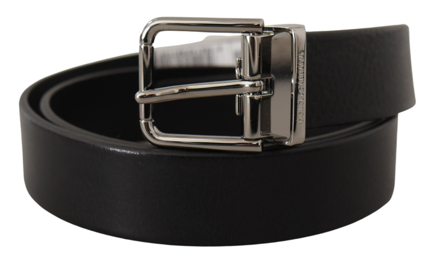  - Elegant Black Leather Belt