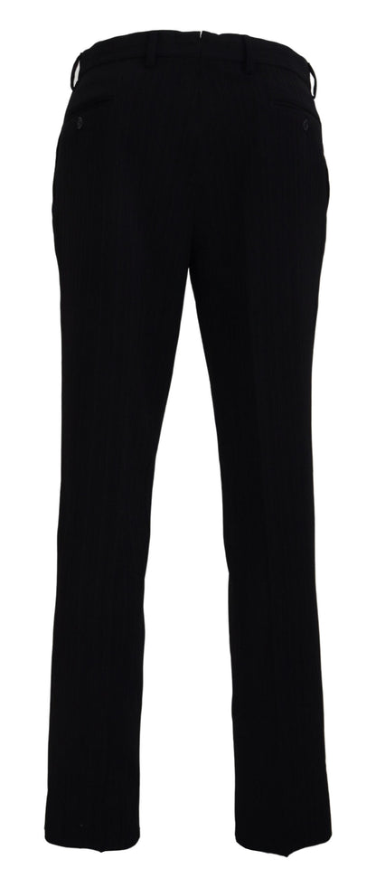  - Elegant Black Italian Designer Pants