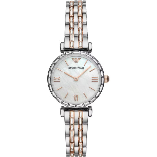  - Elegant Silver Dial Stainless Steel Women's Watch