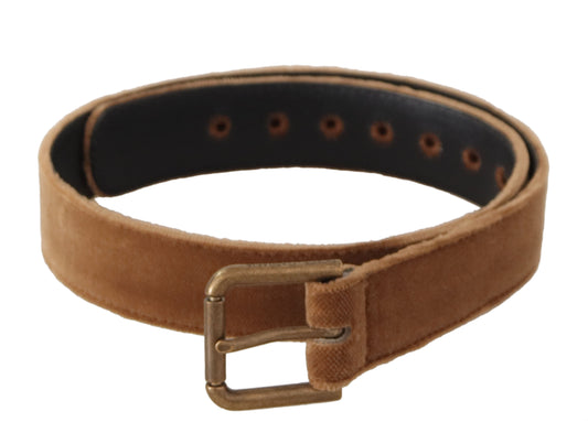  - Elegant Engraved Buckle Leather Belt