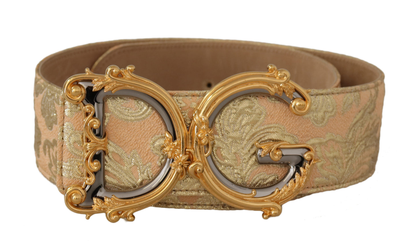  - Elegant Leather Belt with Logo Buckle