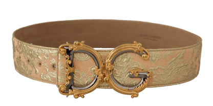  - Elegant Leather Belt with Logo Buckle