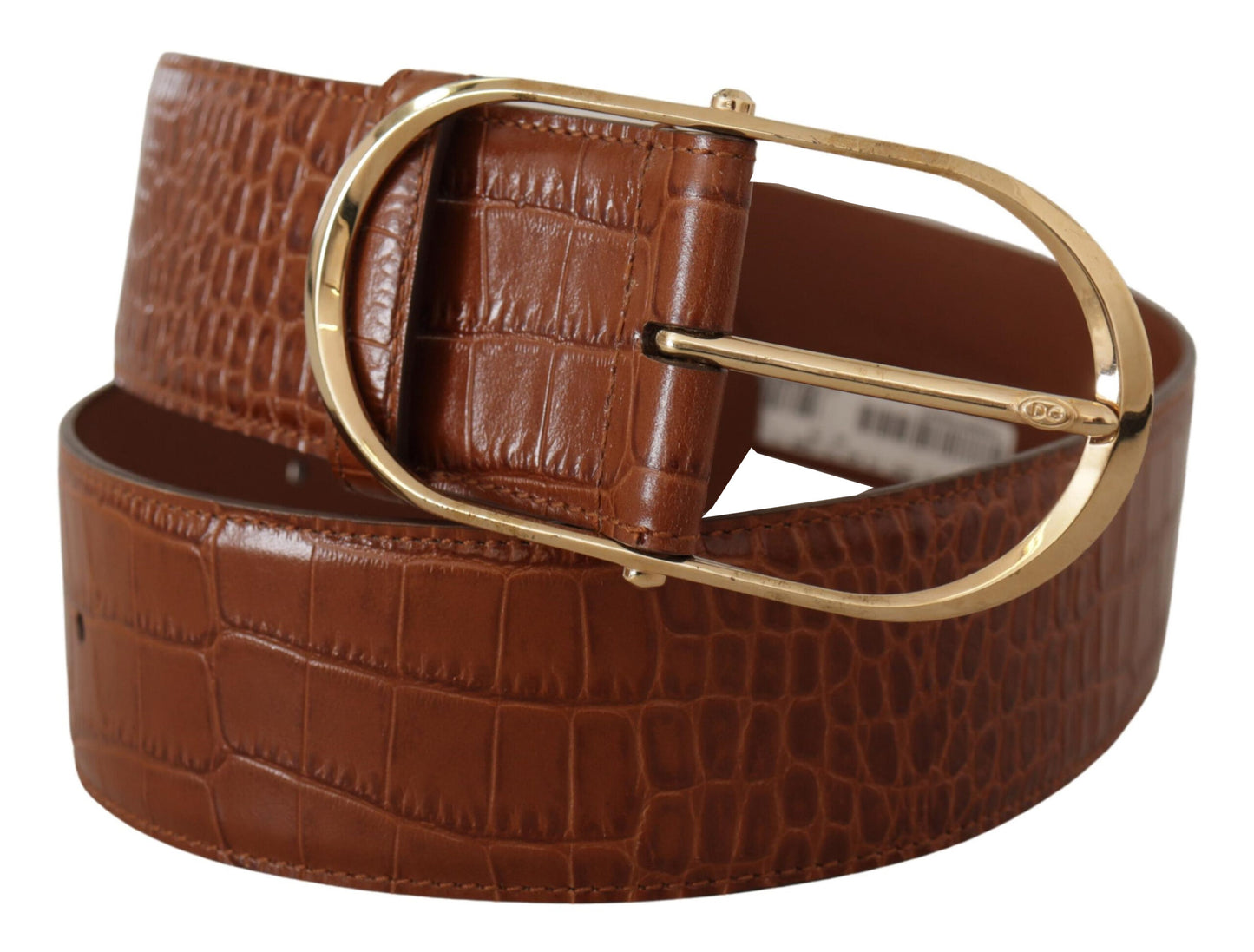  - Enchanting Engraved Logo Leather Belt