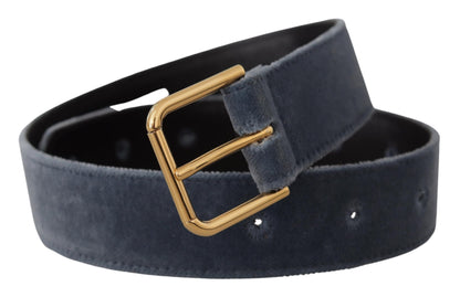  - Elegant Navy Velvet Designer Belt