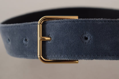  - Elegant Navy Velvet Designer Belt