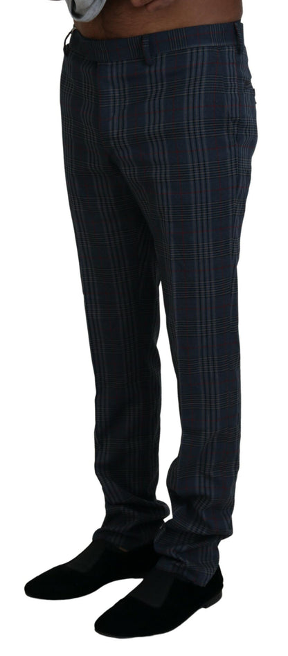  - Elegant Multicolor Pure Wool Trousers