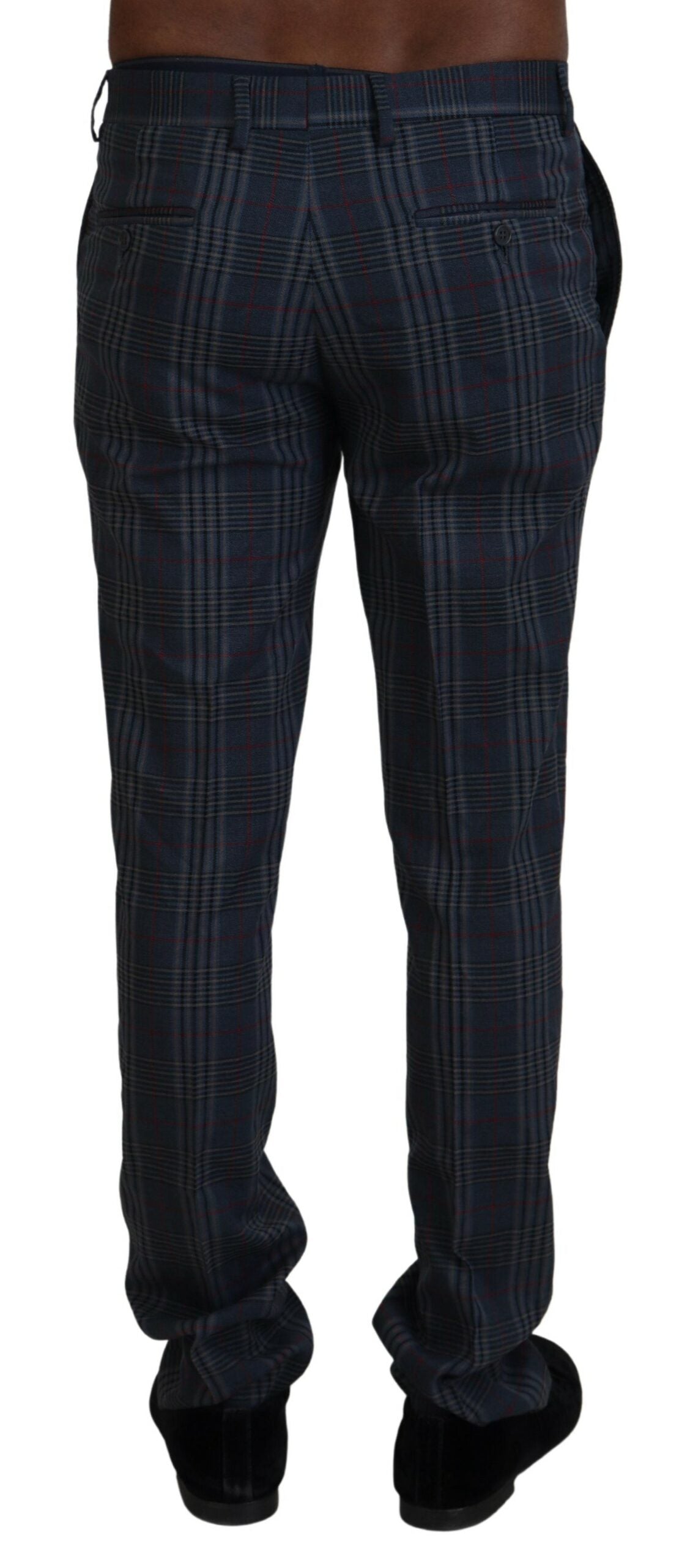  - Elegant Multicolor Pure Wool Trousers