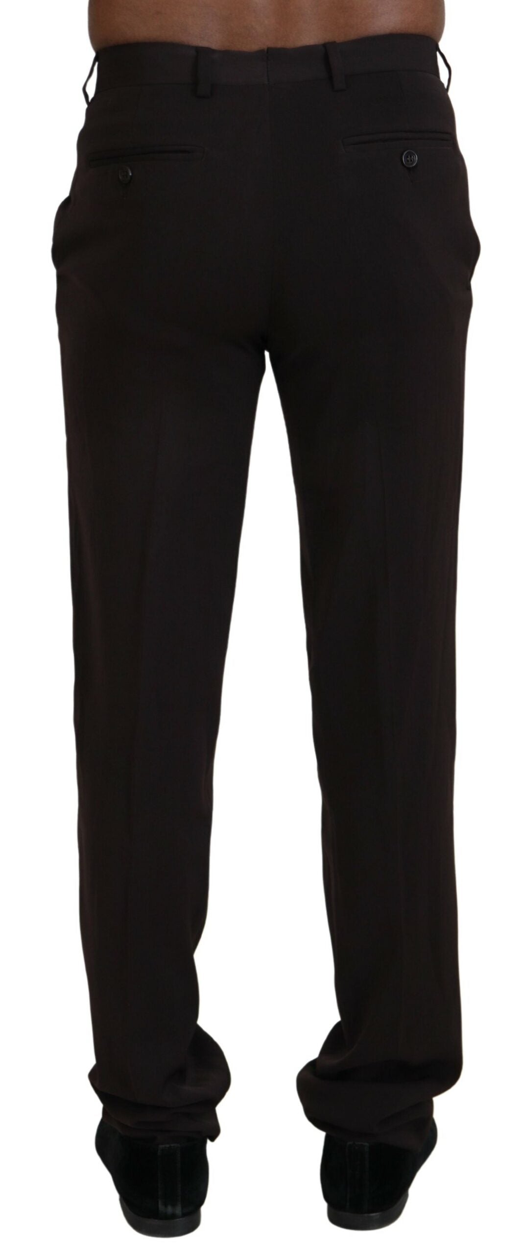  - Elegant Brown Italian Dress Pants