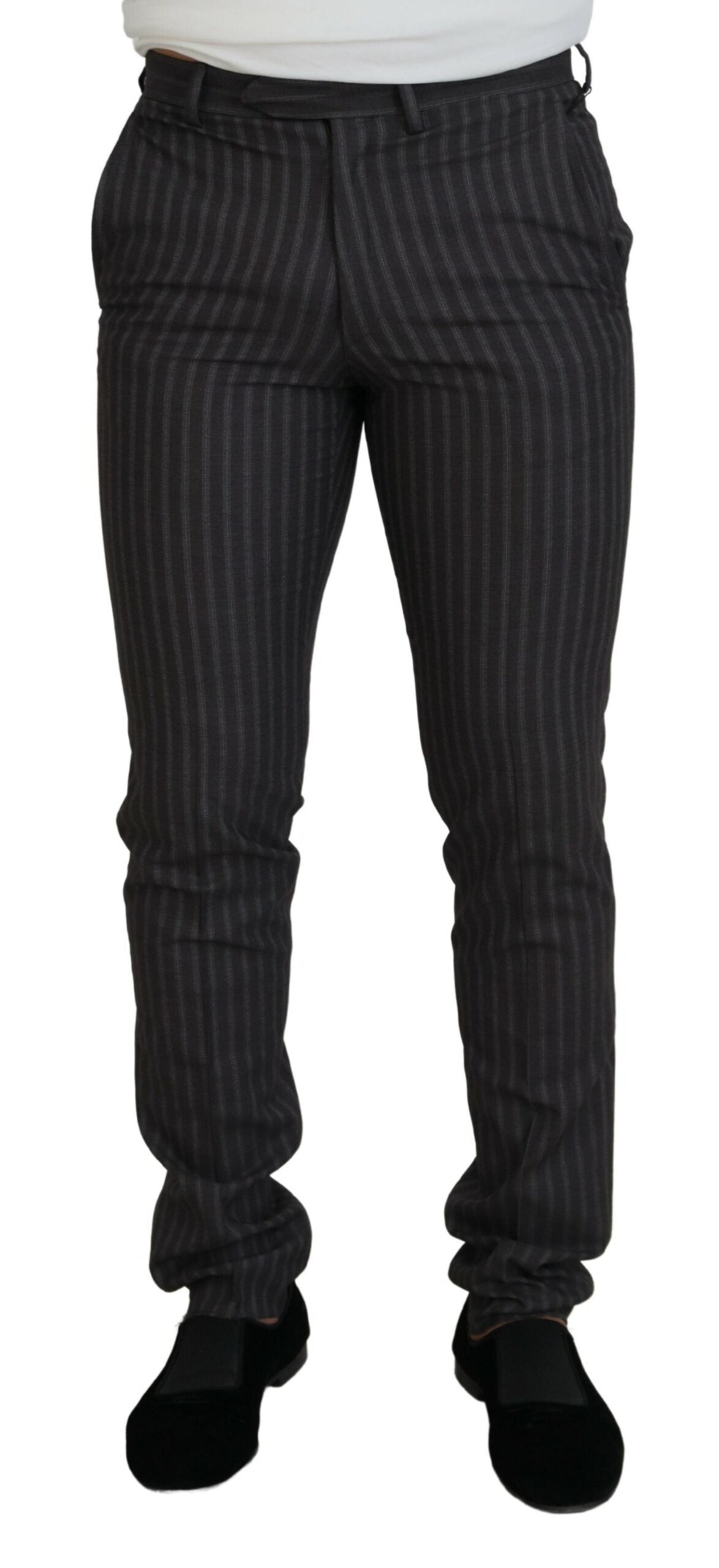  - Elegant Striped Dress Pants for Men