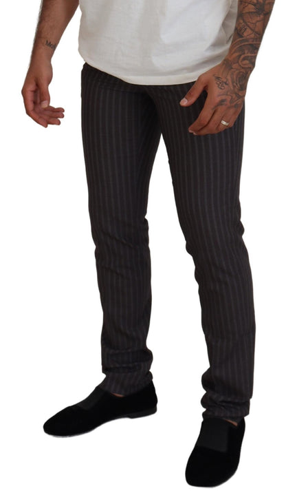  - Elegant Striped Dress Pants for Men