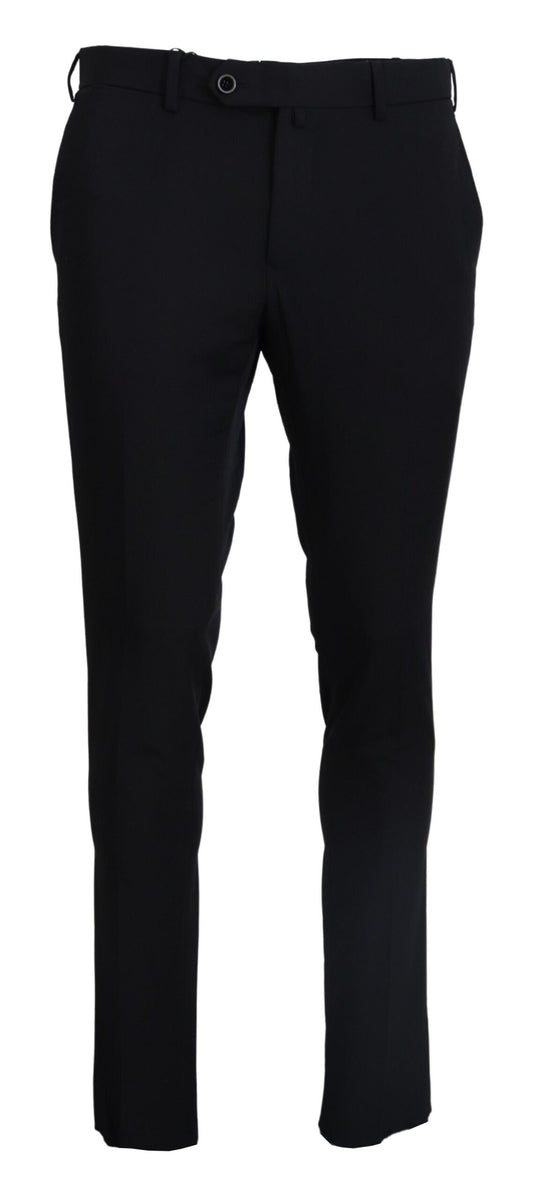  - Elegant Black Italian Dress Pants