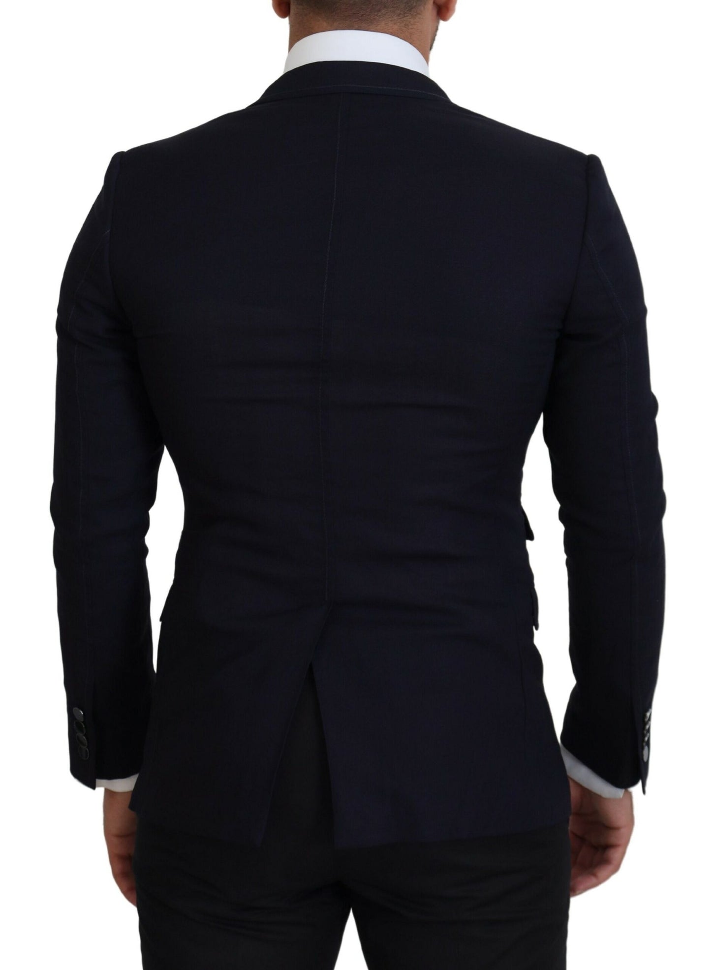  - Elegant Black Single-Breasted Blazer