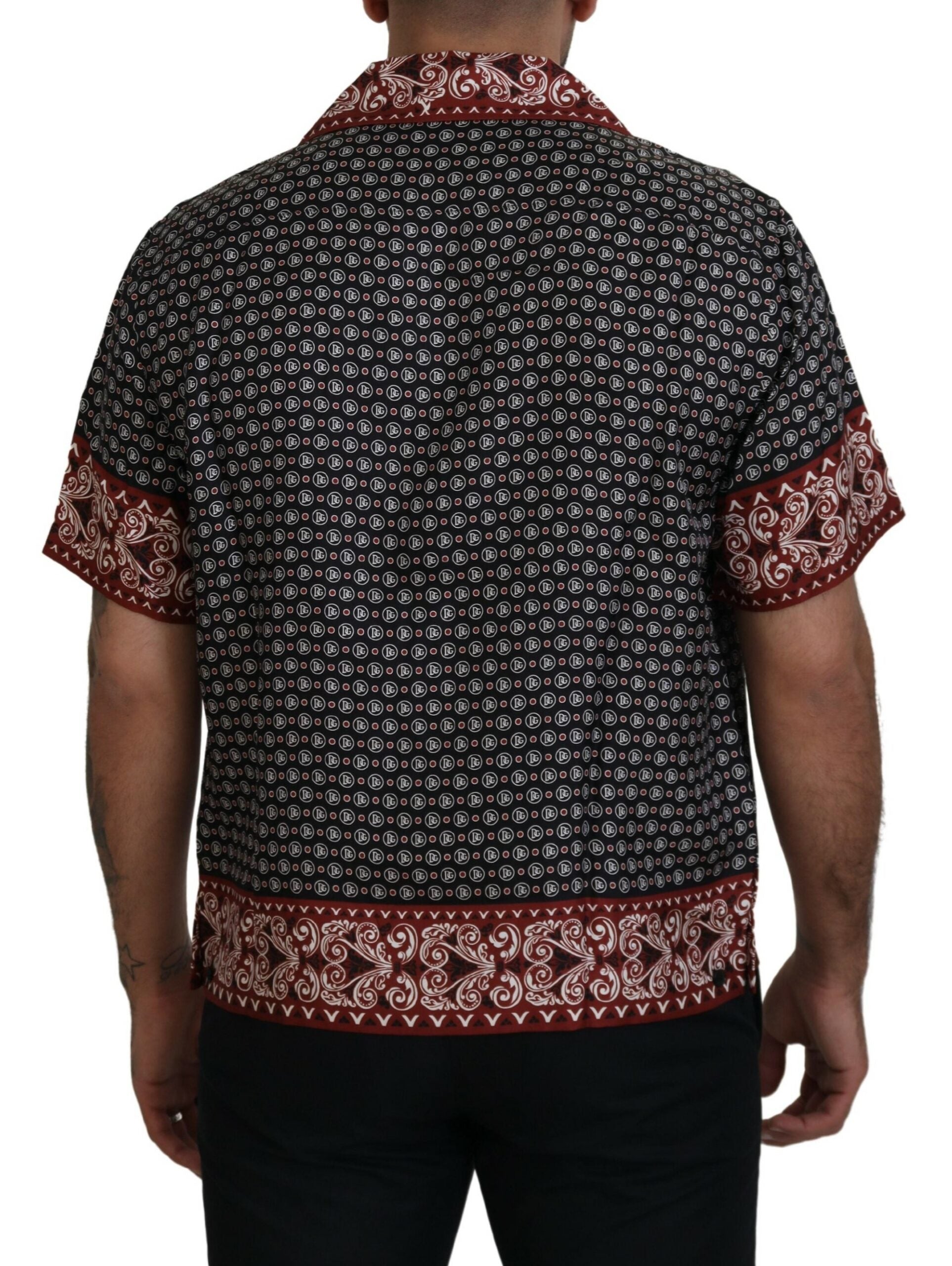Elegant Multicolor Silk Casual Shirt by Dolce & Gabbana