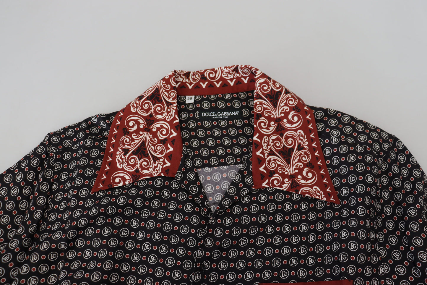  - Elegant Multicolor Silk Casual Shirt