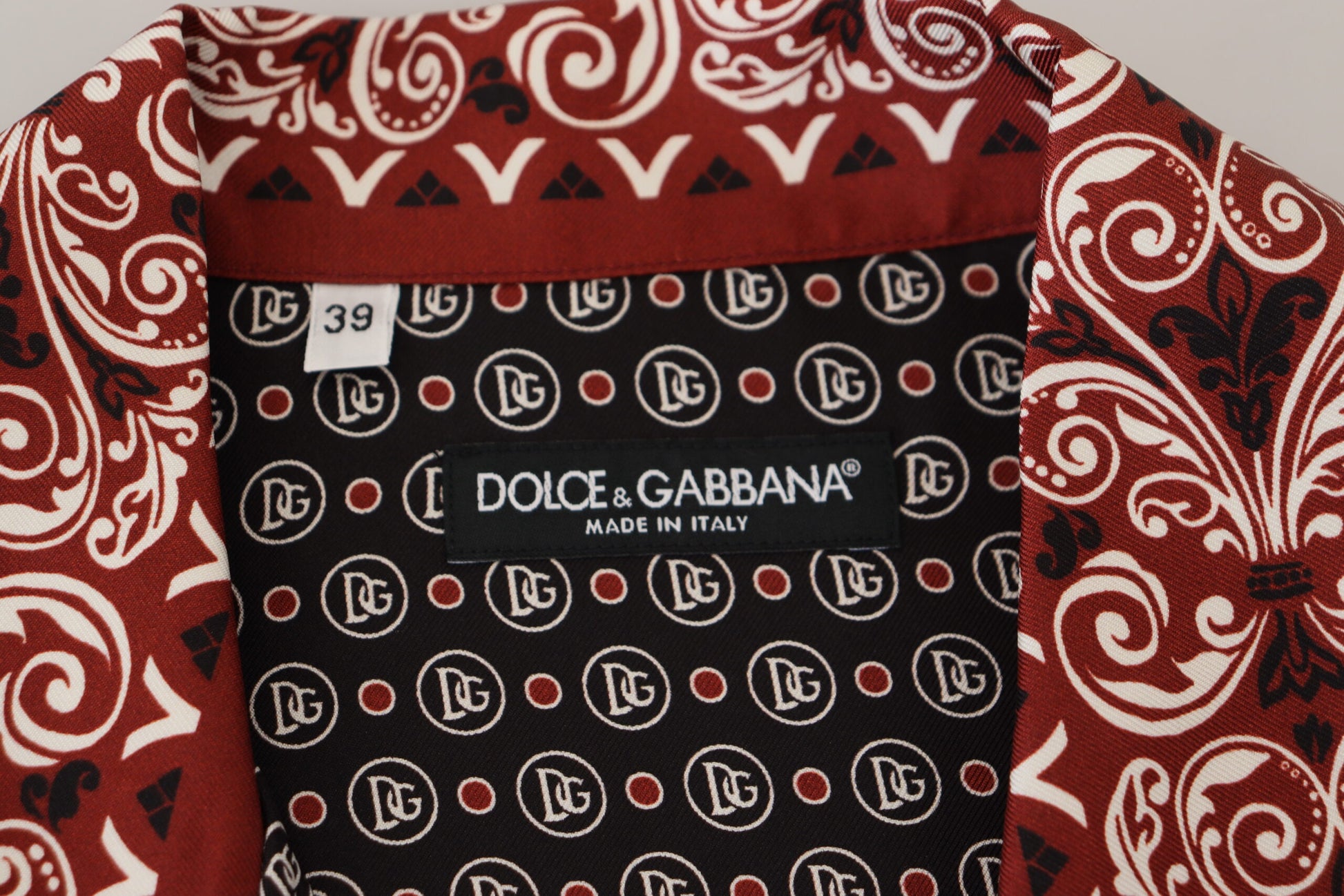 Elegant Multicolor Silk Casual Shirt by Dolce & Gabbana