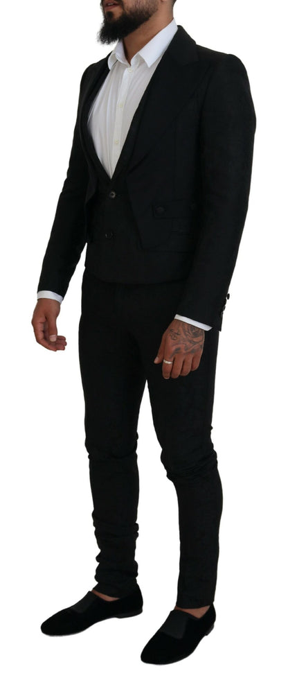  - Elegant Black Martini Suit for the Modern Man