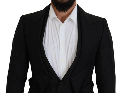  - Elegant Black Martini Suit for the Modern Man