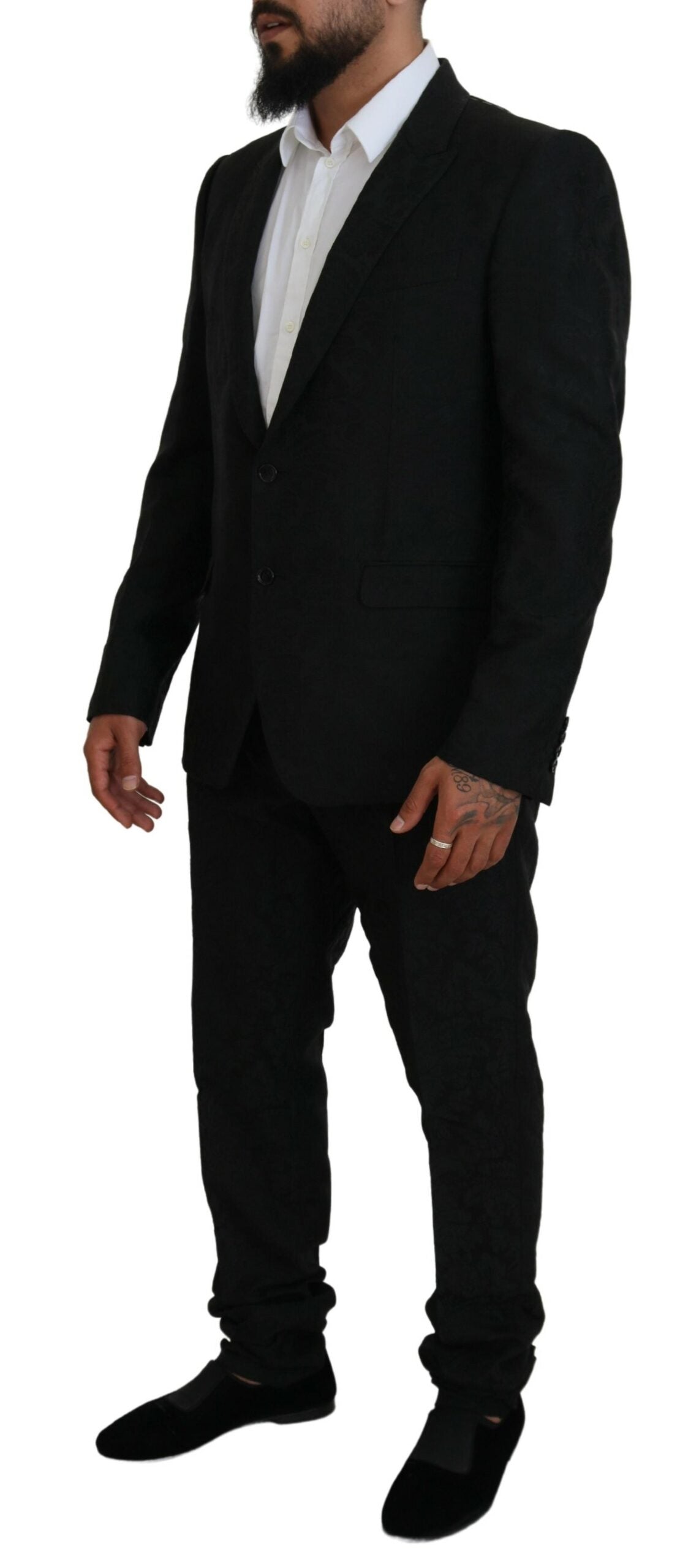  - Black Martini Slim Fit Designer Suit