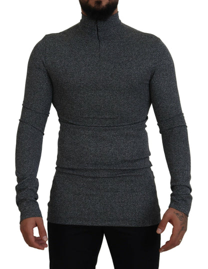  - Elegant Dark Gray Pullover Sweater