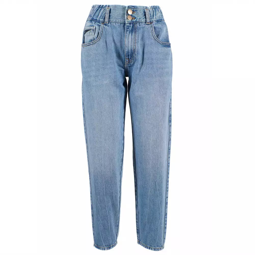 Blue Cotton Women's Jeans