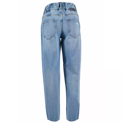 Blue Cotton Women's Jeans