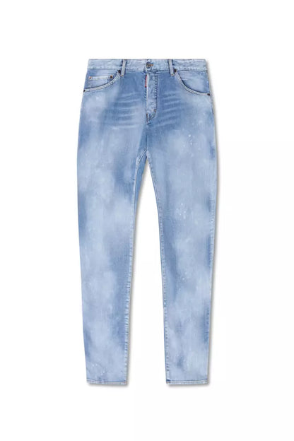 Dsquared2 Cool Guy Light Blue Splatter Jeans