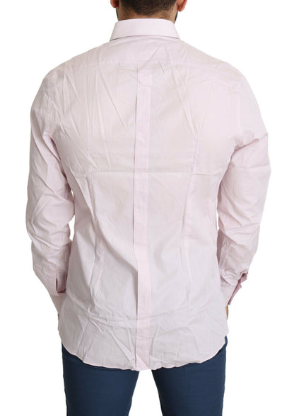  - Elegant Slim Fit Pink Dress Shirt