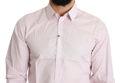  - Elegant Slim Fit Pink Dress Shirt