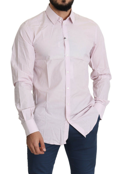  - Elegant Slim Fit Pink Dress Shirt