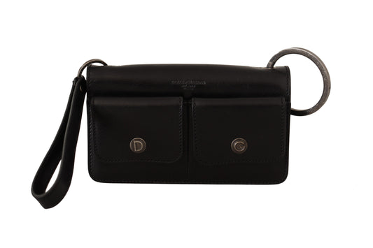  - Elegant Mini Leather Wallet in Timeless Black