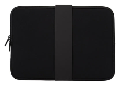  - Sleek Black Neoprene Laptop Sleeve