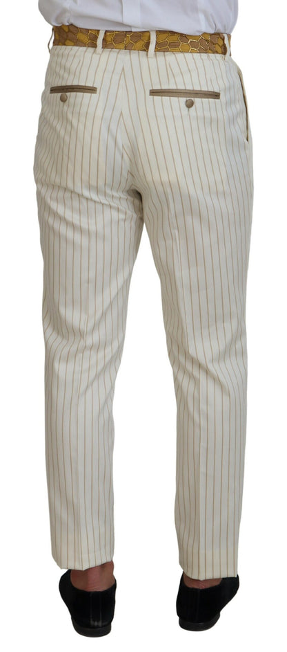  - Elegant Off White Double Breasted Suit