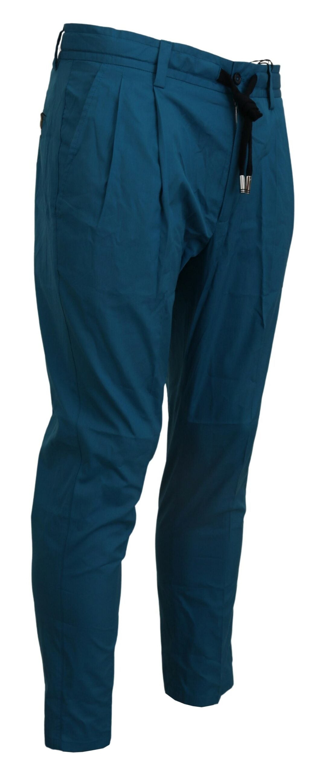  - Casual Blue Chinos Trousers Pants