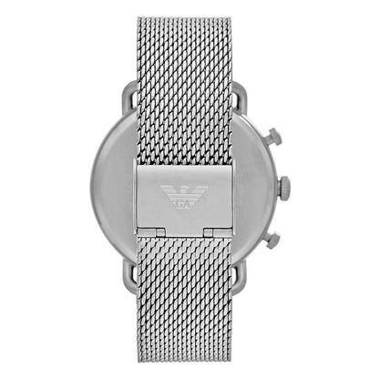  - Sophisticated Silver Steel Chronograph Watch