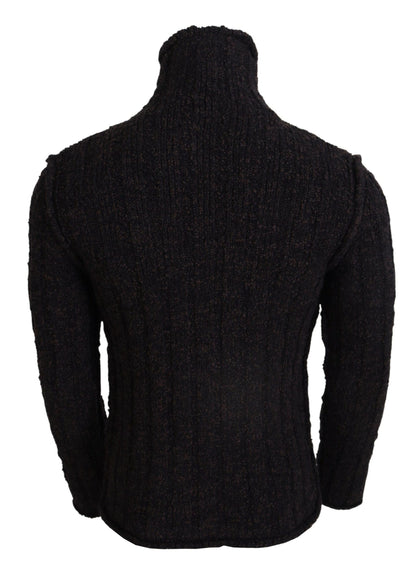  - Elegant Turtleneck Wool-Blend Sweater