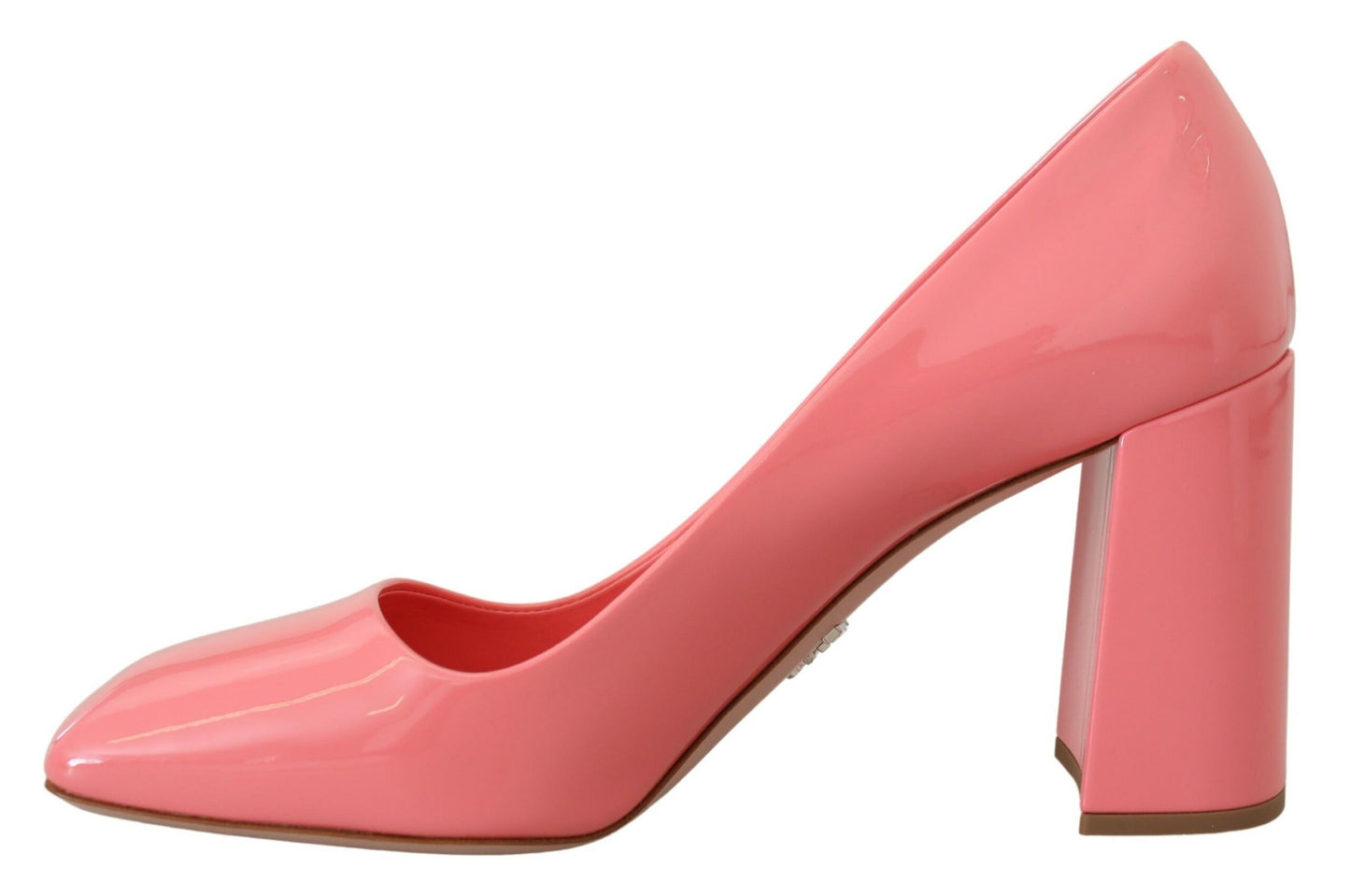  - Elegant Square Toe Pink Heels