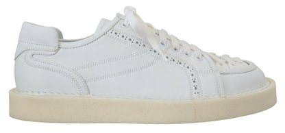  - Elegant White Low Top Oxford Sneakers