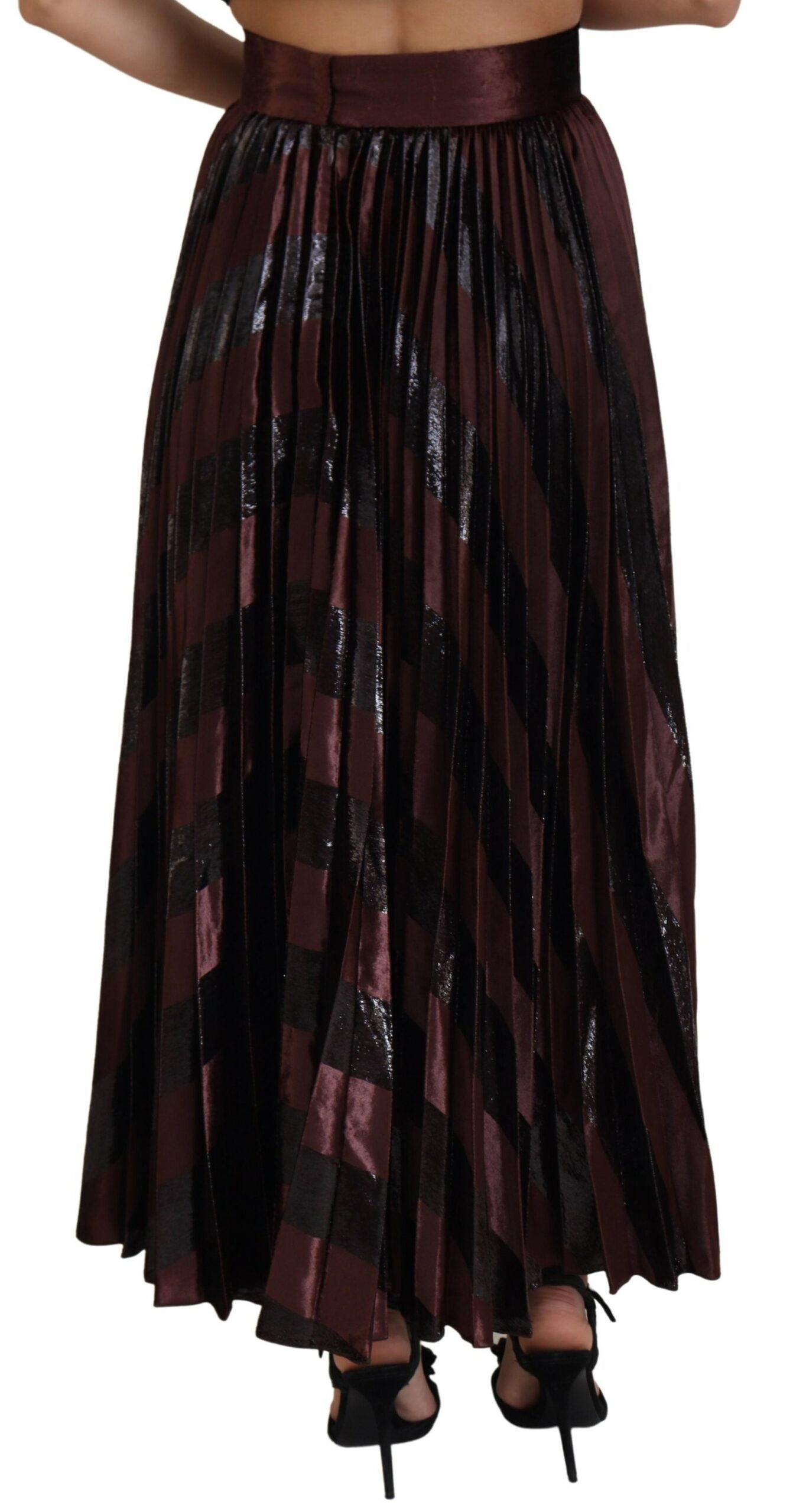  - Elegant High Waist A-Line Maxi Skirt