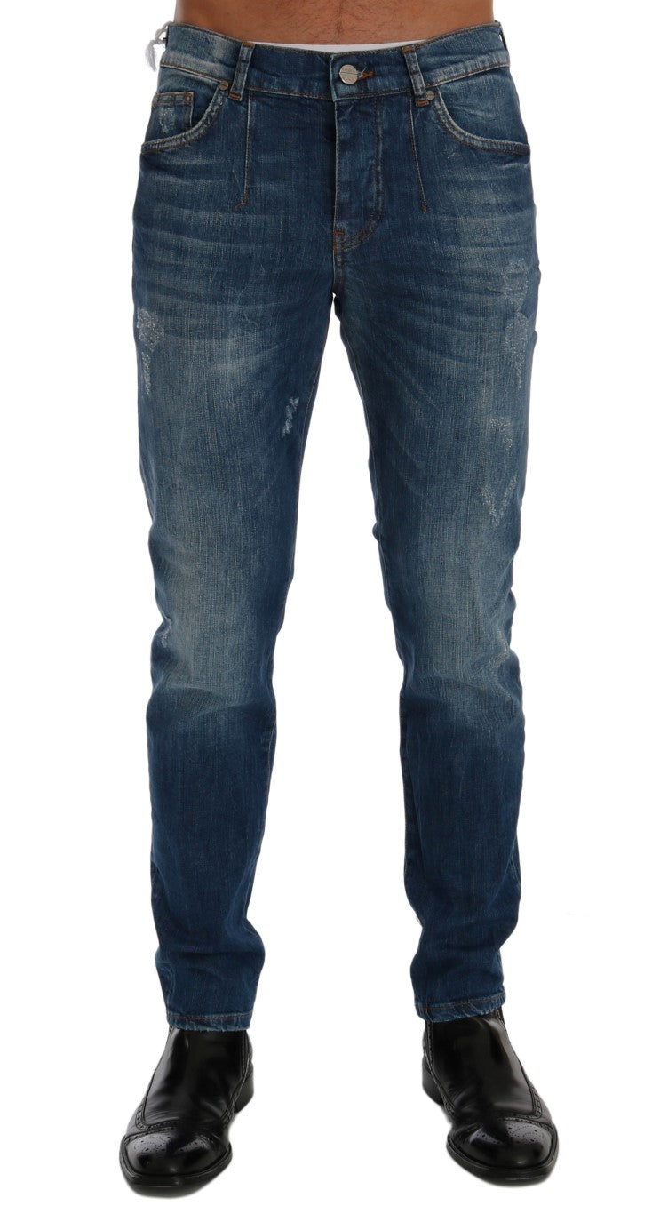  - Chic Slim Fit Blue Wash Jeans